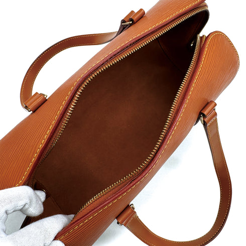 LOUIS VUITTON EPI SOUFFLOT HAND BAG LEATHER BROWN M52223 90314399
