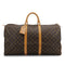 LOUIS VUITTON MONOGRAM KEEPALL 55 LUGGAGE BROWN M41424 90314414