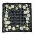 VINTAGE_SCARF_CAMELLIA_BLACK _WHITE_GREEN_SILK_japan