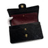 VINTAGE CHANEL CLASSIC FLAP MEDIUM CHAIN SHOULDER BAG BLACK LAMB SKIN GOLD HARDWARE 90314749
