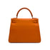 HERMES KELLY 28 RETORNE ORANGE VEAU GULLIVER HAND SHOULDER BAG 1993 CIRCLE W GOLD HARDWARE 90315621