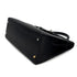HERMES KELLY 35 SELLIER BLACK OSTRICH HAND SHOULDER BAG 1999 SQUARE C SILVER HARDWARE 90316160