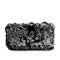 VINTAGE CHANEL COCOMARK CHAIN SHOULDER BAG BLACK SILVER SEQUINS 90316163