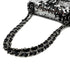 VINTAGE CHANEL COCOMARK CHAIN SHOULDER BAG BLACK SILVER SEQUINS 90316163