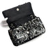 VINTAGE CHANEL COCOMARK CHAIN SHOULDER BAG BLACK SILVER SEQUINS 90316163