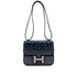 HERMES CONSTANCE 3 MINI 18 MIROIR CLOUTE BLUE ABYSSE BOXCALF 2025 K STAMP PALLADIUM HARDWARE 90316884