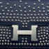 HERMES CONSTANCE 3 MINI 18 MIROIR CLOUTE BLUE ABYSSE BOXCALF 2025 K STAMP PALLADIUM HARDWARE 90316884