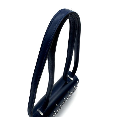 HERMES CONSTANCE 3 MINI 18 MIROIR CLOUTE BLUE ABYSSE BOXCALF 2025 K STAMP PALLADIUM HARDWARE 90316884