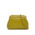 VINTAGE CHANEL CHAIN SHOULDER BAG YELLOW CAVIAR SKIN GOLD HARDWARE 90317294