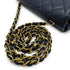VINTAGE CHANEL MATELASSE BIG COCO CHAIN SHOULDER BAG NAVY LAMB SKIN GOLD HARDWARE 90317887