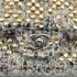 VINTAGE CHANEL MATELASSE CHAIN SHOULDER BAG GRAY RHINESTONE TWEED SILVER HARDWARE 90318186