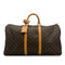 LOUIS VUITTON MONOGRAM KEEPALL 55 LUGGAGE BROWN M41424 90318284