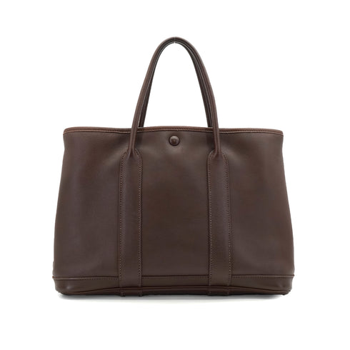 HERMES GARDEN PARTY TPM HAVANE VEAU GULLIVER HAND BAG 2005 SQUARE I 90318616