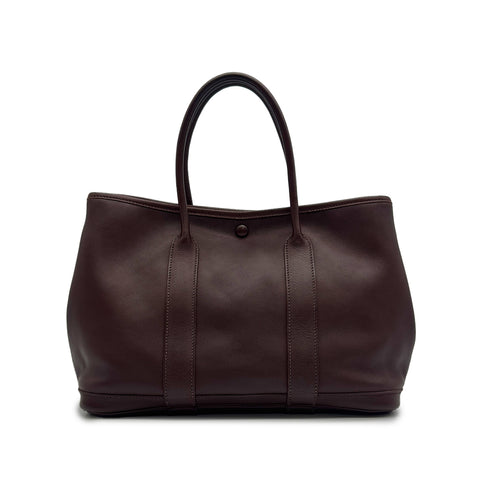 HERMES GARDEN PARTY TWILLY TPM HAVANE VEAU GULLIVER HAND BAG 2005 SQUARE I 90318616
