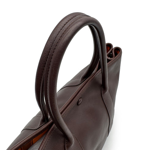 HERMES GARDEN PARTY TWILLY TPM HAVANE VEAU GULLIVER HAND BAG 2005 SQUARE I 90318616