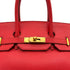 HERMES BIRKIN 35 ROUGE VIF VEAU GULLIVER HAND BAG 1995 CIRCLE Y GOLD HARDWARE 90318625