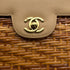 VINTAGE CHANEL COCOMARK TURN LOCK BASKET CHAIN SHOULDER BAG BEIGE RATTAN LAMB SKIN GOLD HARDWARE 90321145