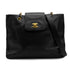 VINTAGE CHANEL SUPER MODEL CHAIN TOTE BAG BLACK CAVIAR SKIN GOLD HARDWARE 90321159