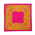 VINTAGE CHANEL CHAIN PATTERN SCARF PINK SILK 90324778