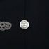 CHANEL COCO BUTTON JACKET BLACK SILVER COTTON 38 06P RTW 90325366