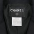CHANEL COCO BUTTON JACKET BLACK SILVER COTTON 38 06P RTW 90325366
