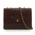 VINTAGE CHANEL MATELASSE BIG COCO CHAIN SHOULDER BAG BROWN LAMB SKIN GOLD HARDWARE 90327096
