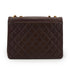 VINTAGE CHANEL MATELASSE BIG COCO CHAIN SHOULDER BAG BROWN LAMB SKIN GOLD HARDWARE 90327096