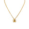 VINTAGE CHANEL NECKLACE COCOMARK GOLD ACCESSORY 90331824