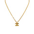 VINTAGE CHANEL NECKLACE COCOMARK GOLD ACCESSORY 90331824