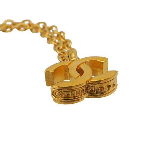 VINTAGE CHANEL NECKLACE COCOMARK GOLD ACCESSORY 90331824