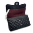 CHANEL JUMBO MATELASSE 30 CHAIN SHOULDER BAG BLACK CAVIAR SKIN SILVER HARDWARE 90332575