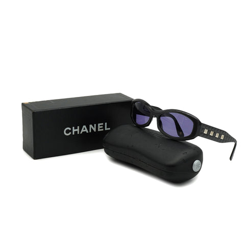 VINTAGE CHANEL COCOMARK SUNGLASSES GRAY EYEWEAR 90334489