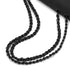 VINTAGE CHANEL NEW TRAVEL LINE EAST WEST CHOCOLATE BAR CHAIN SHOULDER BAG BLACK NYLON 90339648