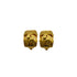 VINTAGE CHANEL EARRINGS COCOMARK SQUARE GOLD ACCESSORY 95P 90339679