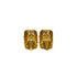VINTAGE CHANEL EARRINGS COCOMARK SQUARE GOLD ACCESSORY 95P 90339679