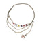 CHANEL CHAIN BELT LOGO CHARM COCOMARK SILVER MULTICOLOR ACCESSORY 04P 90339690