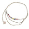 CHANEL CHAIN BELT LOGO CHARM COCOMARK SILVER MULTICOLOR ACCESSORY 04P 90339690