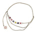 CHANEL CHAIN BELT LOGO CHARM COCOMARK SILVER MULTICOLOR ACCESSORY 04P 90339690