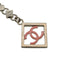CHANEL CHAIN BELT LOGO CHARM COCOMARK SILVER MULTICOLOR ACCESSORY 04P 90339690