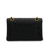 VINTAGE CHANEL CLASSIC FLAP SMALL CHAIN SHOULDER BAG BLACK CAVIAR SKIN GOLD HARDWARE 90339973