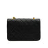VINTAGE CHANEL MATELASSE MINI CHAIN SHOULDER BAG BLACK LAMB SKIN GOLD HARDWARE 90340459