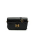 HERMES SOROGNE BLACK BOX CALF SHOULDER BAG 1988 CIRCLE R GOLD HARDWARE 90340911
