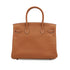 HERMES BIRKIN 30 GOLD TAURILLON CLEMENCE HAND BAG 2011 SQUARE O PALLADIUM HARDWARE 90341280