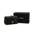 CHANEL MINI MATELASSE CHAIN SHOULDER BAG BLACK LAMB SKIN GOLD HARDWARE 90341439