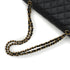 VINTAGE CHANEL CLASSIC FLAP MEDIUM CHAIN SHOULDER BAG BLACK CAVIAR SKIN GOLD HARDWARE 90341454