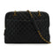 VINTEGE CHANEL MATELASSE CHAIN SHOULDER BAG BLACK LAMB SKIN GOLD HARDWARE 90341459