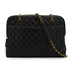 VINTEGE CHANEL MATELASSE CHAIN SHOULDER BAG BLACK LAMB SKIN GOLD HARDWARE 90341459