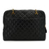 VINTEGE CHANEL MATELASSE CHAIN SHOULDER BAG BLACK LAMB SKIN GOLD HARDWARE 90341459