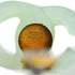 CHANEL EARRINGS COCOMARK GREEN CLEAR ACCESSORY 01P 90341468