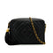 VINTAGE CHANEL DIAMOND STITCH FRINGE CHAIN SHOULDER BAG BLACK CAVIAR SKIN GOLD HARDWARE 90341723